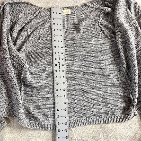 Hollister Gray Cardigan Size‎ L Womens - Picture 7 of 7